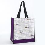 Eco Friendly Custom Logo Print Handle PP Woven Shopping Bag