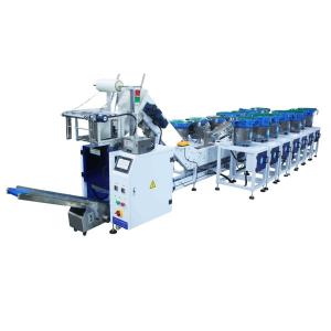 China 16 Drums Furniture Packaging Machine Automatic Fastener packing Bolts Screws Plastic Bag Packaging factory