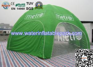 China Green Inflatable Tent Exhibition , Commercial Inflatable Marquee Tent factory