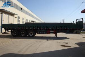 China Side Wall Semi Tractor Trailer , Custom Semi Trailers Overall 12500x2500x1500mm factory
