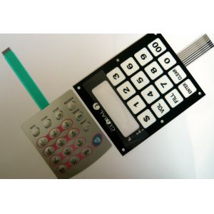 China LED Flexible Backlit Membrane Touch Switch / Membrane Keyboard Switches on sale