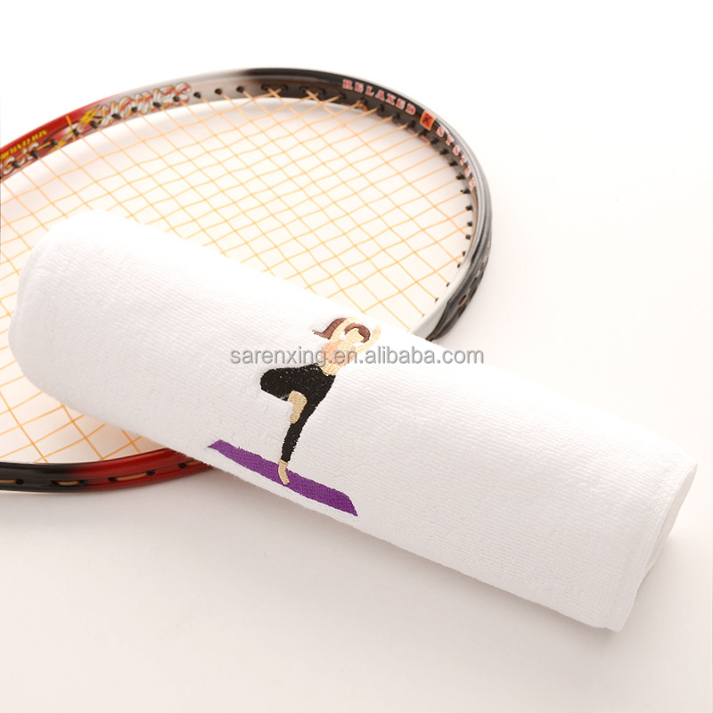 Stamp Logo Printing Cotton Gym Towels for Quick Sweat Absorption during Workouts