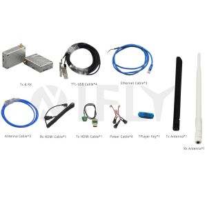 Video Data Wireless Hdmi Transmitter Receiver 1080P 60fps COFDM Modulation