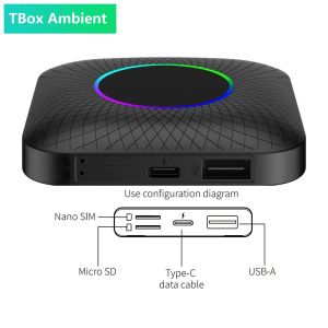 China Multi Media Cpc200 Tbox Ambient Usb Wireless Adapter Carplay 8G 128Gb Up To 512Gb Android 13 SDM660 Wireless Carplay Ai Tv Box Dongle Youtube Netflix factory