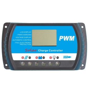 10A Solar Charge Controllers LCD PWM with DC 0.8A 5V USB RTD-10A 12V 24V Auto