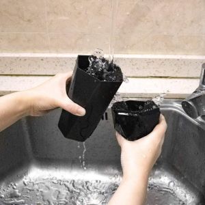 Leakproof Vehicle Trash Bin Easy Clean Up Car Trash Can with Lid New Car Dustbin