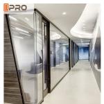 Soundproof Modern Office Partitions With Aluminum Alloy And Glass Door Material