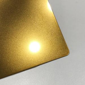 China Pvd Decorative Stainless Steel Sheet 1000mm Width With 7c PVC Film factory