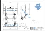 2500 Kg Electric Hydraulic Tail Lift Liftgate For Transport Logistic