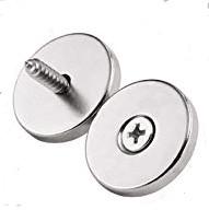 China N52 Largest NdFeB Disc Neodymium Magnet with Countersunk Hole factory