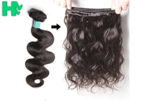 China Big Stock Virgin Indian Human Hair Extension Remy Human Hair Body Wave factory