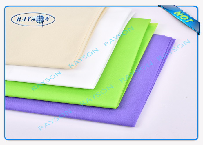 TNT PP Spunbond Non Woven Fabric For Making Tablecloth / Rosso / Blu / Bianco / Nero