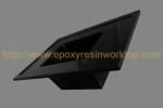 Testing center black color epoxy undermount sink corrosion resistance
