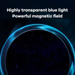 Original Design Magnetic Car Mount With Crystal Ambient Light For Fast Charging