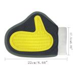 Soft Silicone Grooming Brush Glove Double Purpose Mesh Cat Hair Glove