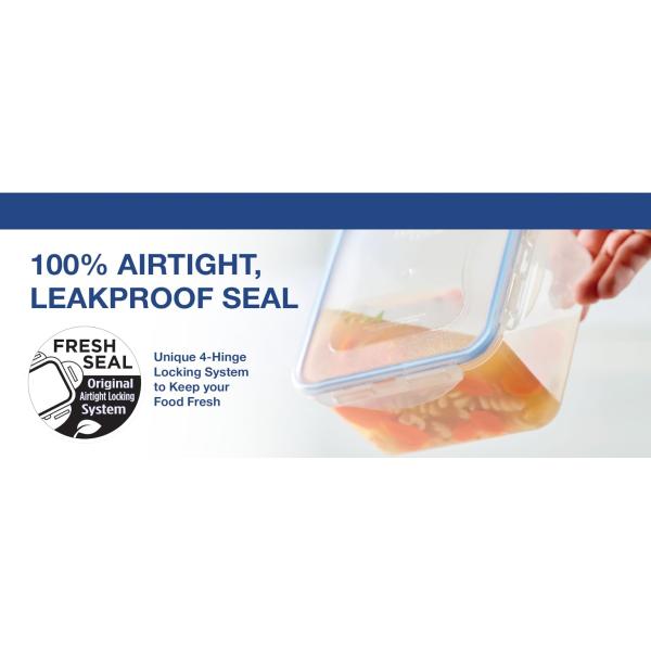 LocknLock storage containers have 100% airtight leakproof seals