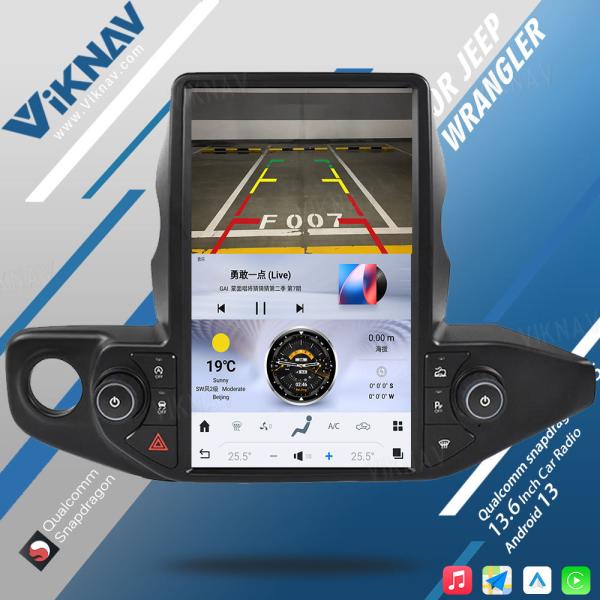 Tesla Style Wrangler Jeep Radio Upgrade 2018-2021 Carplay Head Unit Stereo
