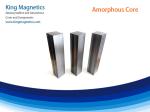 Inverter Ouput inductor Amorphous Block Core, bar core