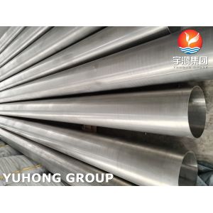 China ASTM B862 Gr 2 Ti2 UNS R50400 Titanium Alloy Welded Pipe factory