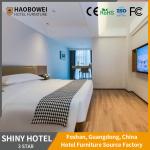 Train/Sea Transportation Three Star Hotel Furniture Set with Ash Wood Frame in
