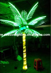 China palmera artificial con luces factory