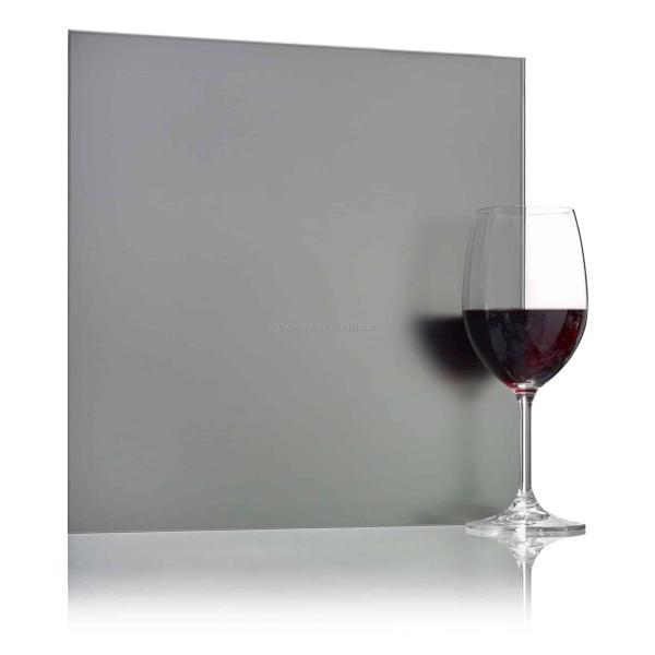 Euro Grey Acid Etched Double-Coated Silver Glass Mirror Sheet for Wall Partition