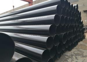China Round ISO 21809 DIN 30670 AWWA C213 ERW Black Steel Pipe factory