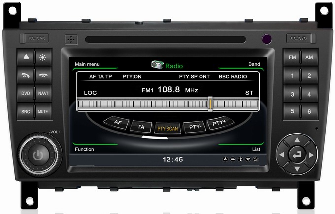 Ouchuangbo S100 Auto Radio for Mercedes Benz C Class W203 2004-2007 GPS Navi USB 1G CPU Wifi/3G Host Video Player
