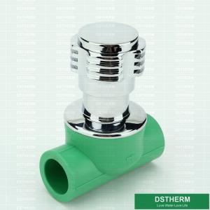 China Concealed Stop Valve PPR Pipe Fittings Injection Smooth Surface factory