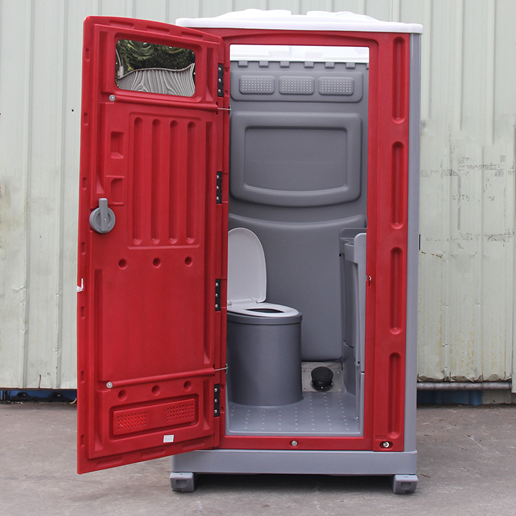 Portable Readymade Plastic Toilet Anti UV HDPE Construction Site Restrooms