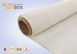 High Temperature PU Coated Fiberglass Fabric 0.41mm For Removable Insulation