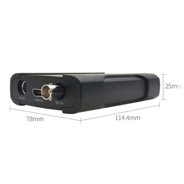 1920x1080P60 USB Capture Card For Live Streaming HDMI/SDI/VGA/S-Video/YPbPr/AV