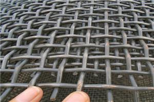 China 2 Mesh Crimped 201 Stainless Steel Woven Wire Mesh factory