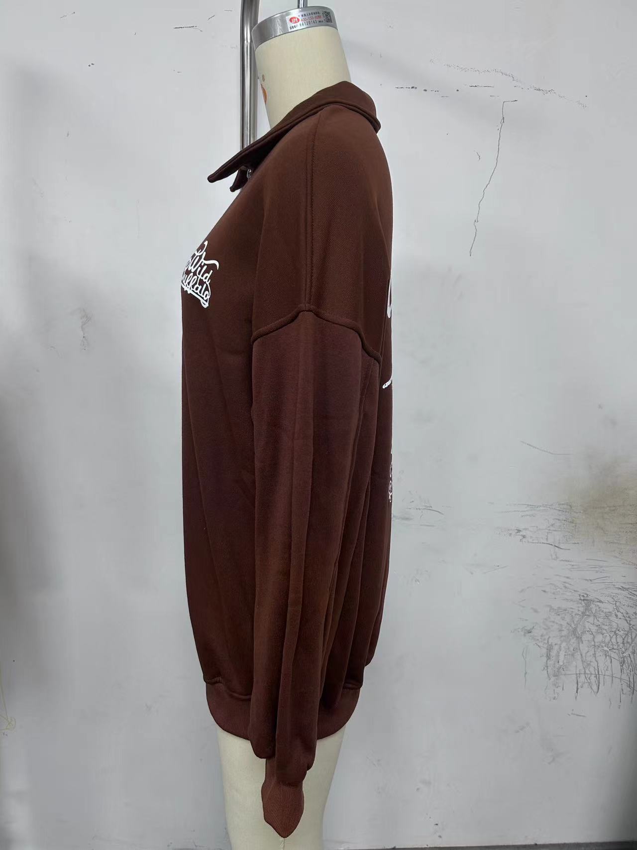 Womens Oversized Fleece Zip Up Hoodie Yoga Top Hoodie Sweatshirts Casual Cozy Style