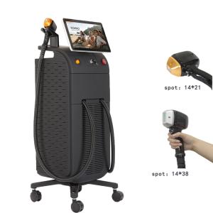 China Permanent Alexandrite Laser Hair Removal Machine 1 - 10hz Diode Laser Hair Machine Dual Handle factory