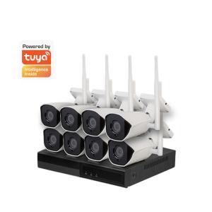 China Tuya Full Set Wi-Fi Camera with Home NVR Kits Cctv Security System Life Waterproof Video 1080p Wifii Alarm System Camera factory