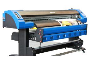 China High Resolution Epson DX7 Printer Solvent Two Epson Print heads for pvc vinyl factory