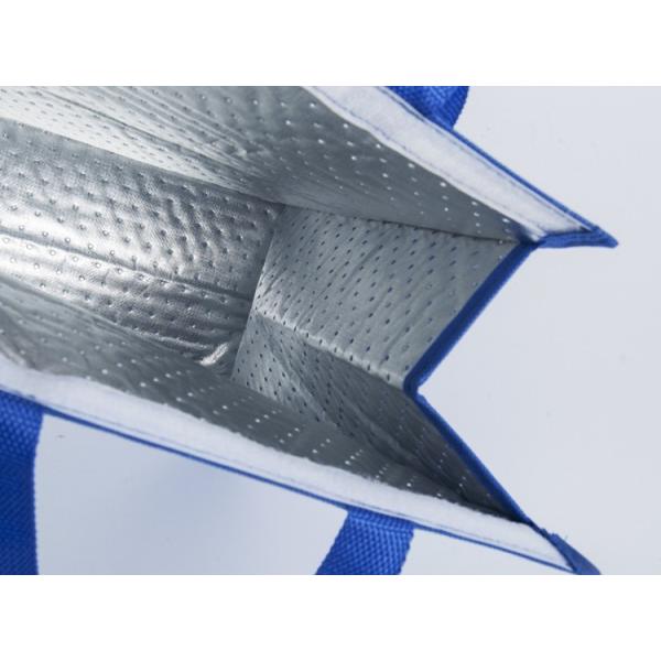 Fashion portable recyclable pp non woven cooler bag travelling insulated food delivery tote reusable thermal lunch bag