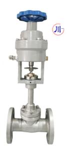 China Stainless Steel Flanged Pneumatic Cryogenic Globe Valve With Handwheel factory