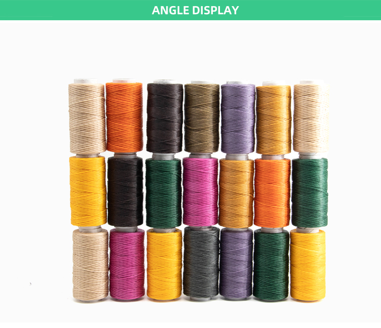210D/1*16 1mm Waxed Polyester Sewing Waxed Thread with 7 Days Sample Order Lead Time