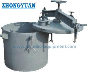 China JIS F2320 Type B Horizontal Opening Cargo Oil Tank Hatch Cover Marine Outfitting factory