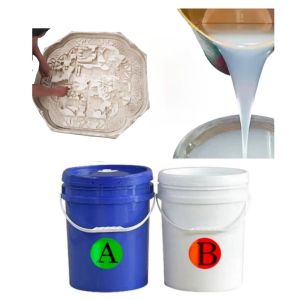 Gypsum Line Mold Silicone Rubber 1:1 Good Fluidity Liquid Silicone Low Shrinkage