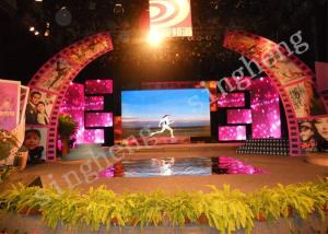 China Outdoor Advertising Led Display Screen , P5 Led Video Wall Panels Quickly Installed factory