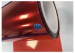 50 μm Red PET Silica Gel Coating Film Used as Protective Film For Metal Plastic