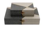 Elegant Leather Handmade 80mm Decorative Storage Containers