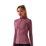 Front Zipper Women Yoga Jacket