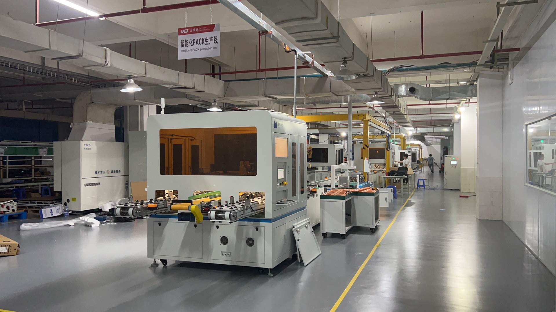 China Automation Production Line Pack Assembly For Power 18650 Lithium Phosphate Battery factory