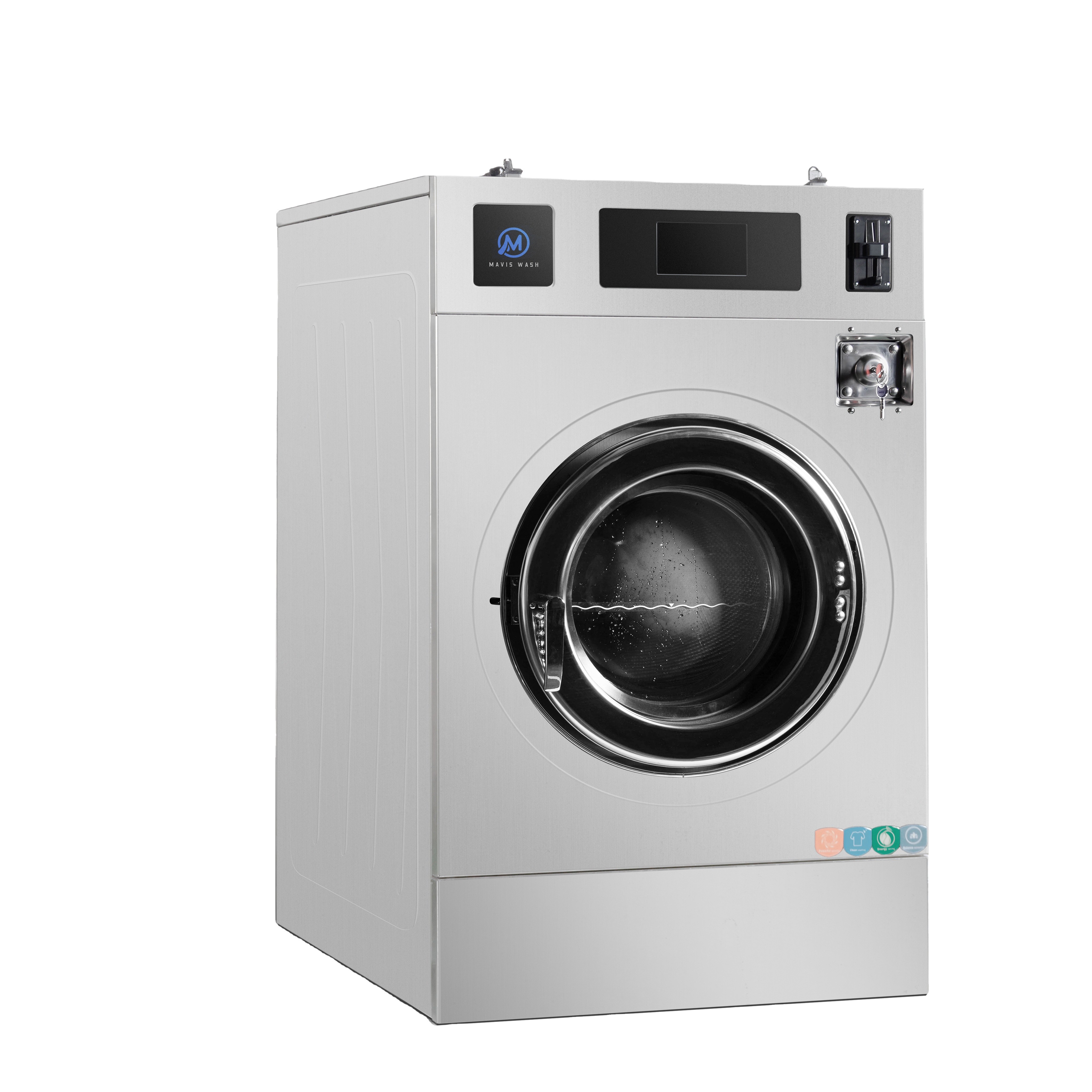 Washer Extractor Hard Mount Industrial Laundry Machine Coin Operated Washing