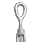 Slivery Turnbuckles Eye Eye Adjustable Wire Rope Turnbuckle of Stainless Steel