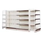 Supermarket Wire Mesh Display Rack Shelving Wire Mesh Display Shelves For Retail